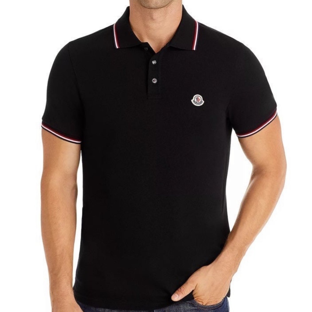 Moncler Polo Short Sleeve (BLACK)